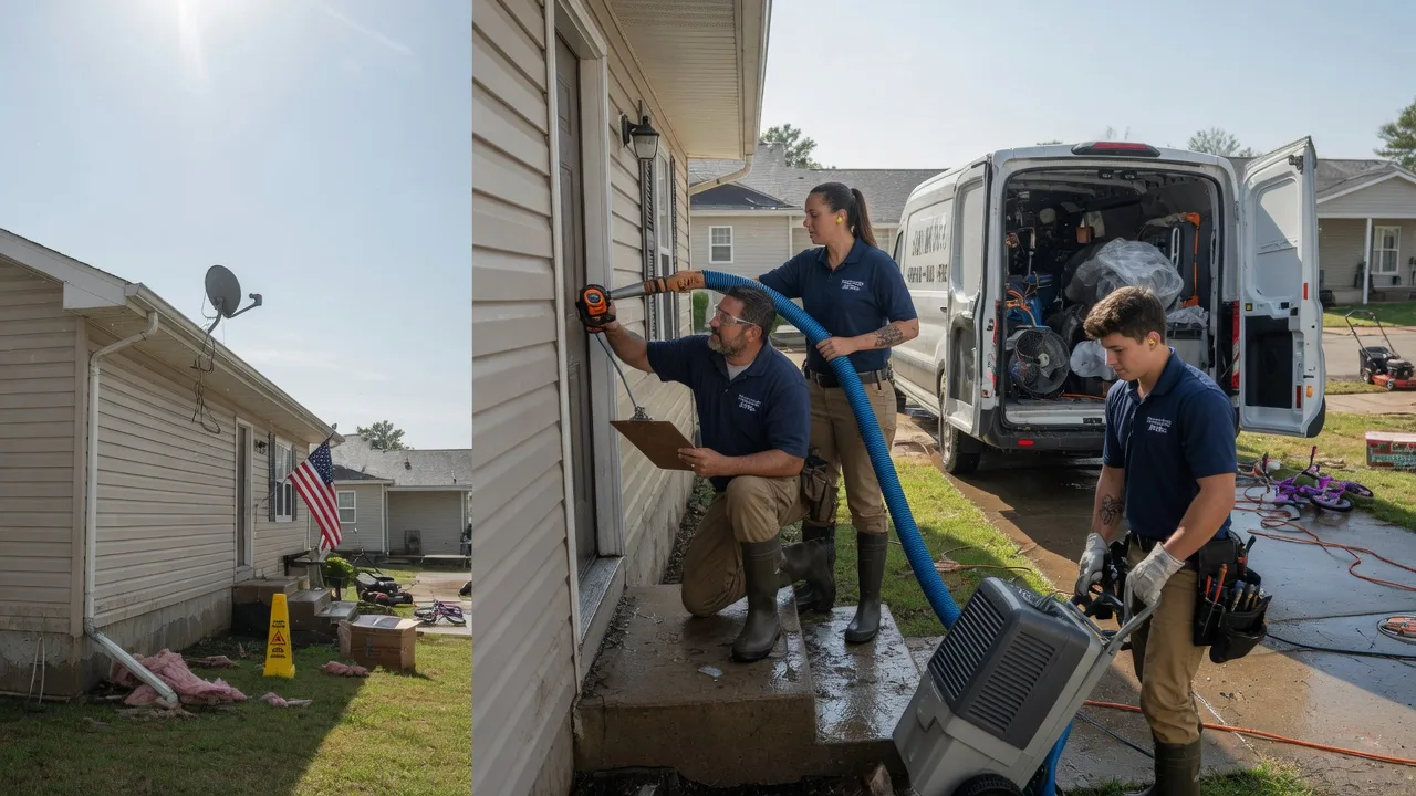 Ceiling Water Damage Restoration in Powersville, MO near me